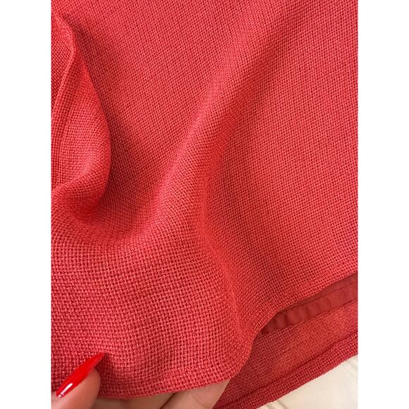 Amanda Smith Petite Red Sleeveless Midi Dress & Short Sleeve Cardigan Set Sze 8 - Picture 7 of 11